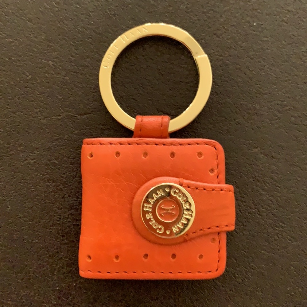 Cole Haan Key Ring with photo case NWOT
